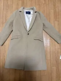 JUSGLITTY 　チェスターコートアンゴラコート