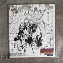 ジャンプフェア 2025 アニメイト ミニ色紙 特典 銀魂