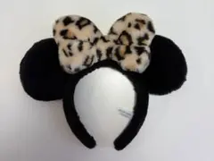 ディズニー ミニー　カチューシャ　 レオパード柄　ヒョウ柄　2025 ハロウィン