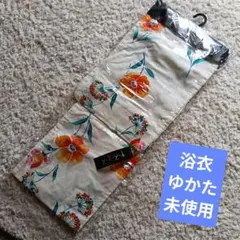 キスミス 浴衣 未使用 綿100% 花柄のサムネイル