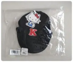 ★新品★サンリオ　ハローキティ　キャップ　ニット　帽子　ブラック