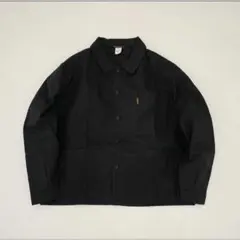 90s フランス製 agnes b. コットン カバーオール ジャケット 黒 2