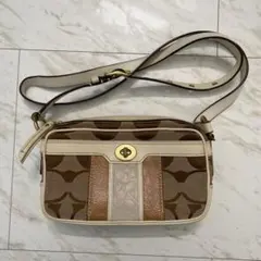 COACH ショルダーバッグ ブラウン/ベージュ