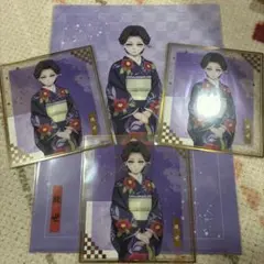 鬼滅の刃 アニプレックスオンラインくじ クリア色紙 珠世 クリアファイル