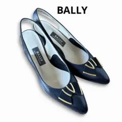 BALLY バリー パンプス ストラップシューズ レザー　ブラック 黒 リボンのサムネイル