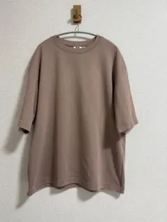 UNIQLO エアリズムコットンオーバーサイズTシャツ XL ピンク