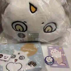 ちいかわ エニマイくじ あのこ クッション、ポーチ おまけつき