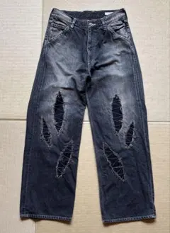 TANAKA デニムパンツ ビジュー スタッズ タナカ ブラックデニム - メルカリ