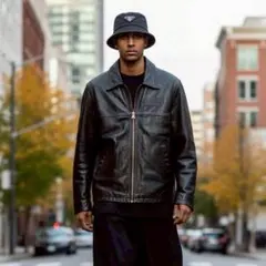 【m82】90s MURRAY DERMALUX レザージャケット 本革ブルゾン