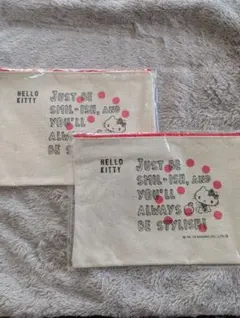 HELLO KITTY ポーチセット 2個（洋服の青山粗品グッズ）