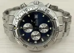 BULOVA ブローバ クロノグラフ ネイビーのサムネイル