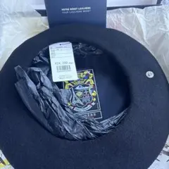 【新品タグ付き】LAULHEREベレー帽 BULLE ブラック サイズL