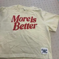 アプレレクールMore is Better ロゴ刺繍 Tシャツ アイボリー