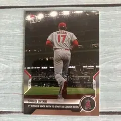 大谷翔平 ToppsNow ルーキーカード RC 母の日ユニ - メルカリ