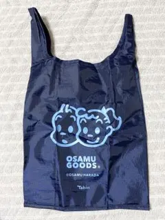 Tabio オサムグッズ ミニエコバッグ ネイビー