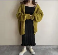 フリークスストア　シャギーニット2wayカーディガン