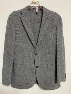 BOGLIOLI ボリオリ　ハウンドトゥース　千鳥格子柄　テーラードジャケット