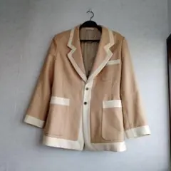 madame NICOLE ベージュ テーラードジャケット　フリーサイズ着払商品