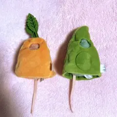 ねずみのぬいぐるみ＆きぐるみコレクション2 えだまめ にんじん