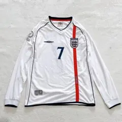 UMBRO　ユニフォーム　イングランド代表　ベッカム　背番号7 2022年