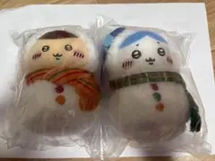 エニマイくじ　ちいかわ　E賞　くりまんじゅう　ハチワレ　マスコット　2体セット