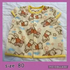 Disney プーさん　スリーパー　size80