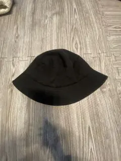 ブラックバケットハット 100%コットン