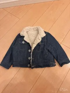 デニムジャケット フリース裏地付き