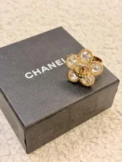 シャネル CHANEL 09C 2009年 ラインストーン ココマーク ブローチ