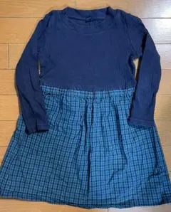 ファミリアにて生地購入★ワンピース 110