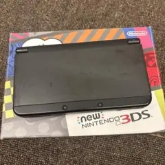 new Nintendo 3DS ブラック 本体 ACアダプター、写真のソフト付