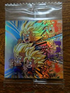 ドラゴンボール　超戦士シールウエハース超　超13-01 悟空＆悟飯＆悟点　UGR