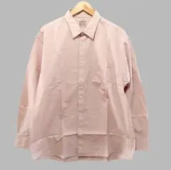 無印良品 MUJI 洗いざらしブロード長袖シャツ