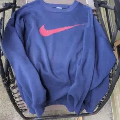 値下げしました。NIKE スウェット ネイビー Lサイズ USA製