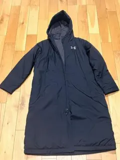 Under Armour フード付きベンチコート 黒　160