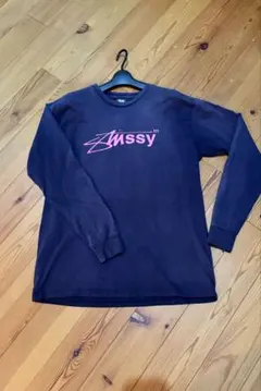 Stüssy ダークネイビー L 長袖カットソー