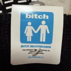 Bitch 90s 手袋 ブラック 平成 レトロ ビッチ