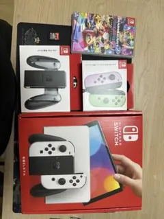 Nintendo Switch 有機ELモデル ホワイト/ブラックまとめ売り
