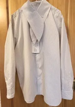 【新品】ORCIVALラップカラー ストライプシャツのサムネイル