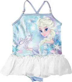 新品タグ付き ディズニー プリンセス 水着 子供 キッズ ワンピース エルサ