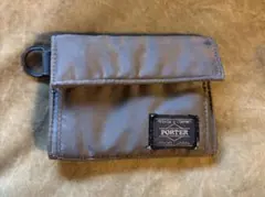 PORTER 三つ折り財布 セージグリーン - メルカリ