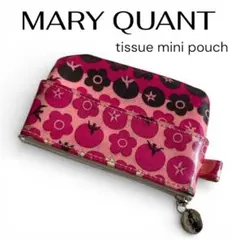 MARYQUANTマリークワント★ティッシュケース付きポーチ★y2k平成レトロ