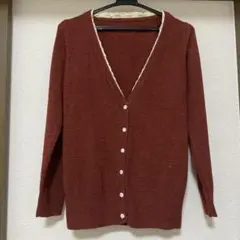 【秋冬カラー】Vネックカーディガン レディース 長袖 シンプル 羽織りベーシック