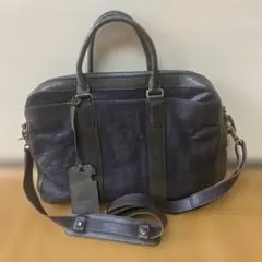 dan gentenトビジネス ブリーフケース メンズレザー　グリーンのサムネイル