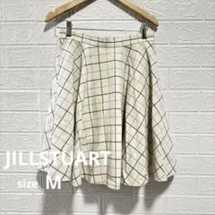 JILLSTUART ジルスチュアート フレアスカート　ベージュ　柄　秋服のサムネイル