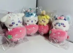 【MINISO限定】ちいかわ×サンリオ特別コラボ キーホルダー4点セット MINISO限定】ちいかわ×サンリオ特別コラボ キーホルダー4点コンプ