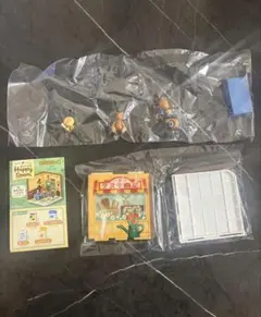 どうぶつの森ハッピールーム ミニチュアセット　まめきち＆つぶきち