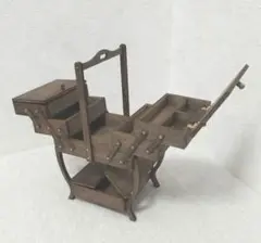 ★ミニチュア　ソーイングボックス　大きめ　キット完成品