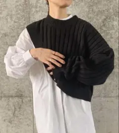 ワンショルダー ニット