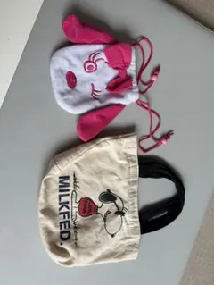 スヌーピー まとめ売り　トートバッグと巾着袋 セット